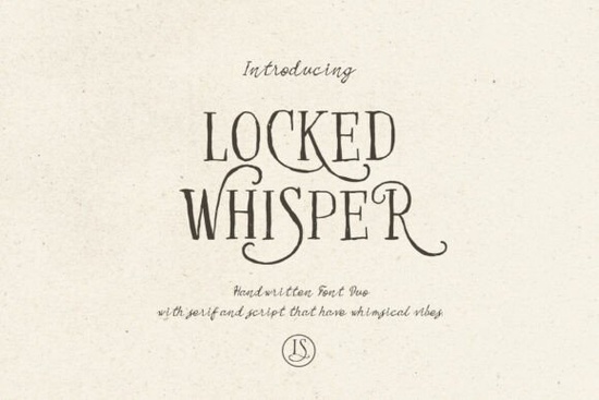 Locked Whisper Font